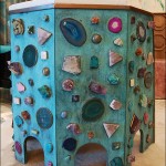 james_vice2 Verdigris chair with gemstones.