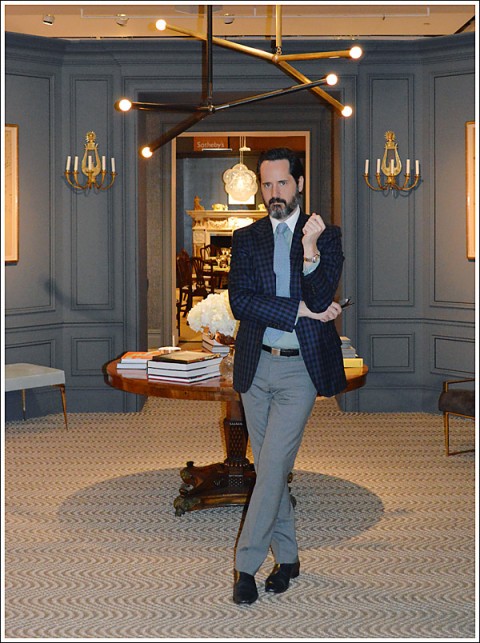 James Andrew pictured in an interior by Carendi MacMurray