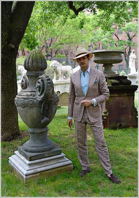 James Andrew at the Elizabeth Street Garden