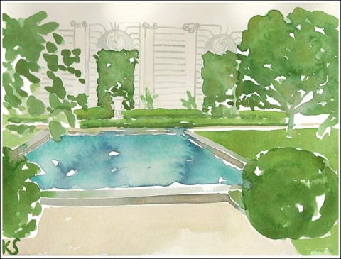 The Frick Garden by Kate Schelter