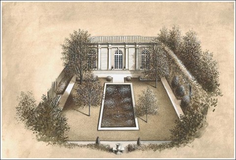The Frick Garden by Jonathan Myles Lea