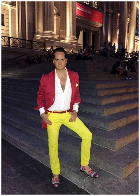 James Andrew at the MET