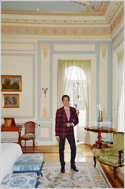 James Andrew -- Dom Luis Felipe suite a the Pestana Palace Hotel