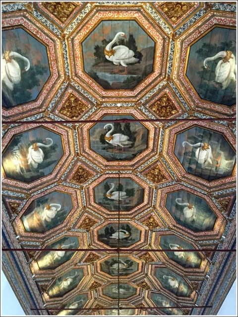Swan Hall at the Palacio Nacional de Sintra