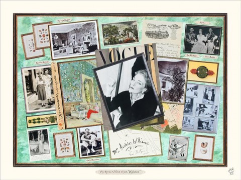 Mrs. Harrison Williams at home "Blythedunes" by Jean-Charles de Ravenel