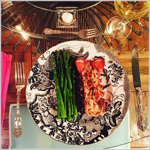 James Andrew table setting.