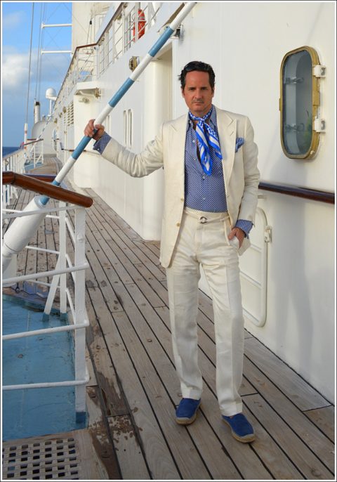 James Andrew aboard Dominica