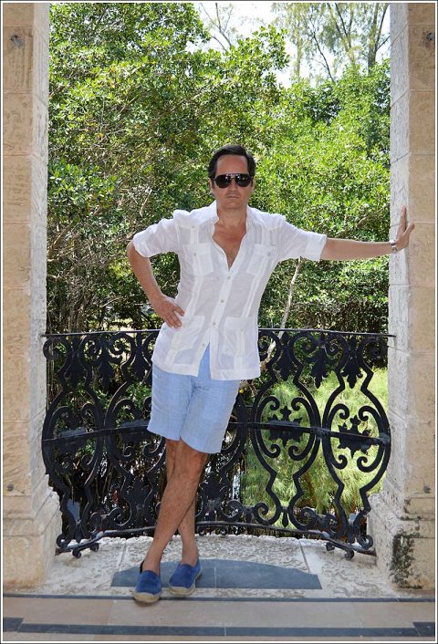 James Andrew at Vizcaya Gardens