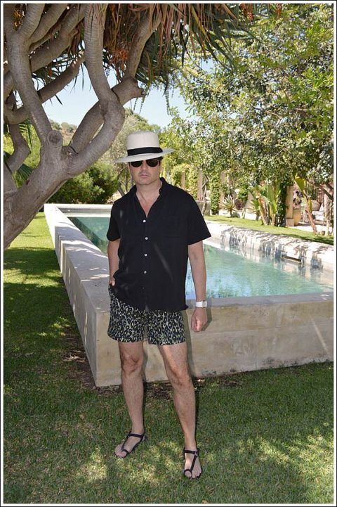 James Andrew – Poolside at the Jacque Garcia Resort.