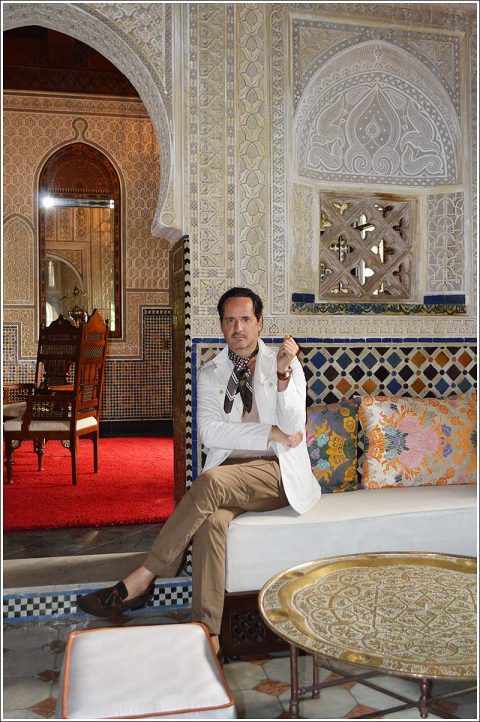 James Andrew, Sidi Hosni palace, the former home of Barbara Hutton